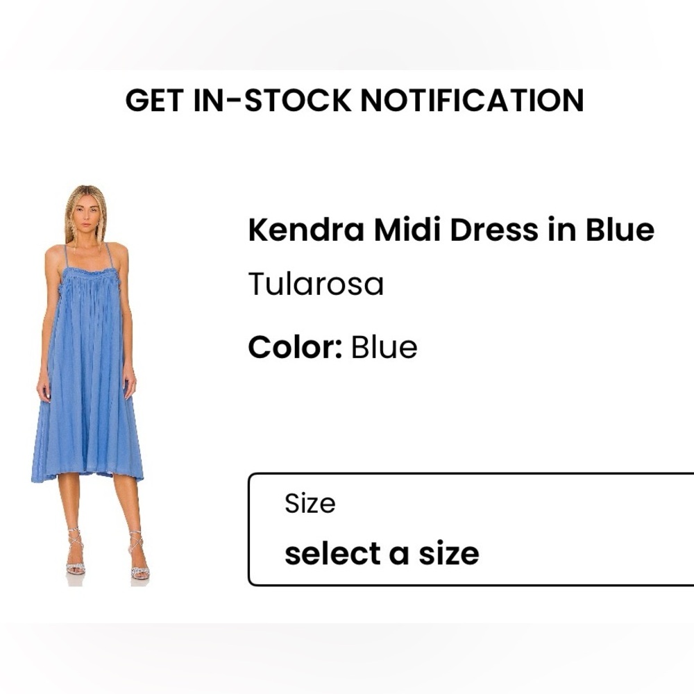 Tularosa Kendra midi dress